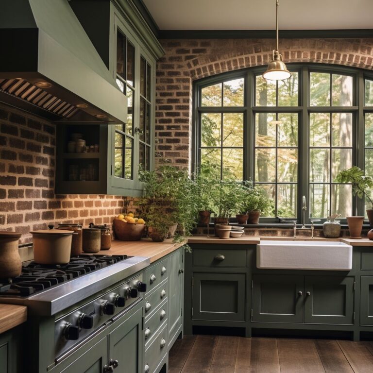 green kitchen